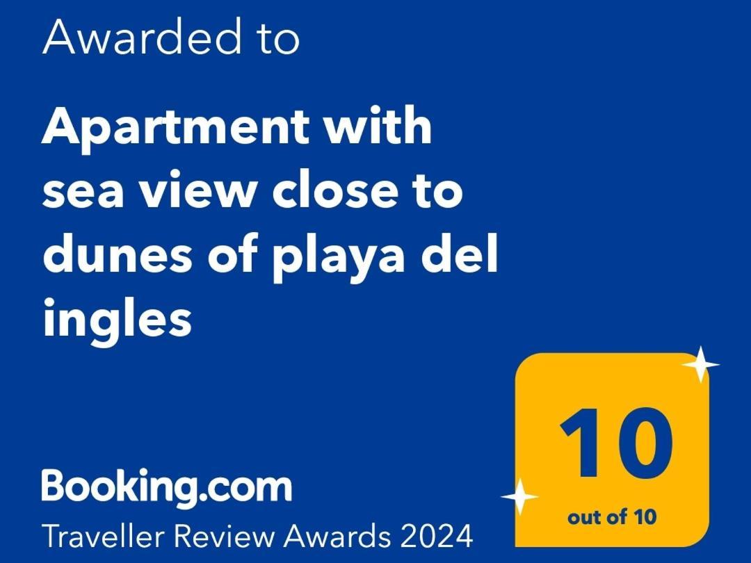 Apartment With Sea View Close To Dunes Of Playa Del Ingles San Bartolome Bagian luar foto
