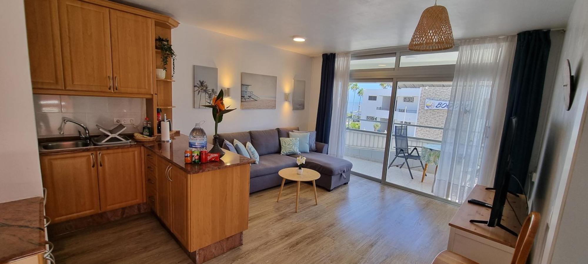 Apartment With Sea View Close To Dunes Of Playa Del Ingles San Bartolome Bagian luar foto