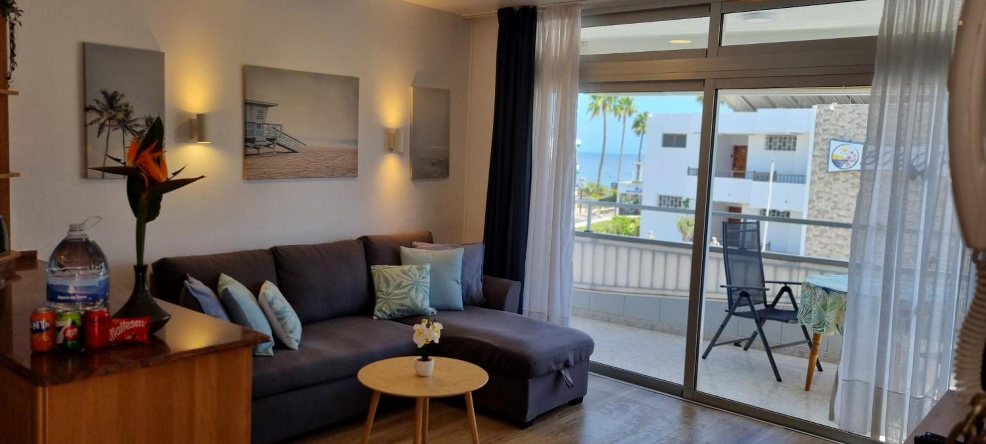 Apartment With Sea View Close To Dunes Of Playa Del Ingles San Bartolome Bagian luar foto